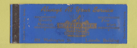 Matchbook Cover - Buffalo Shoe Reapir NY Full Length