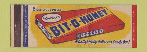 Matchbook Cover - Bit O Honey Candy Bar WEAR
