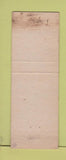 Matchbook Cover - Dana's BBQ Los Gatos CA WEAR Full Length