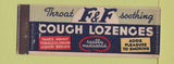 Matchbook Cover - F&F Cough Drops Walgreen's Full Length