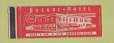 Matchbook Cover - Basque Hotel Fresno CA WEAR Full Length