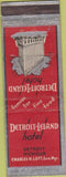 Matchbook Cover - Detroit Leland Hotel MI