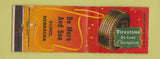 Matchbook Cover - Firestone Tires  De Mers Sunol NE WEAR