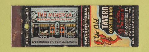Matchbook Cover - Ye Old Tavern Oyster Bar Portland ME WEAR