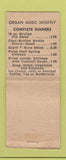 Matchbook Cover - Nite Owl Restaurant Glendale CA BOBTAIL WEAR F Full Length