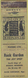 Matchbook Cover - Rock Garden Mexico MO POOR