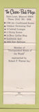 Matchbook Cover - Chase Park Plaza Hotel ST Louis MO