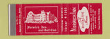 Matchbook Cover - Norwich Inn New London CT