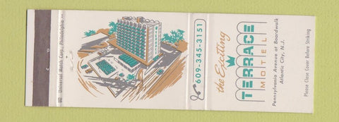 Matchbook Cover - Terrace Motel Atlantic City NJ