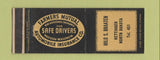 Matchbook Cover - Milo Braaten Insurance Hettinger ND low phone #