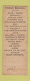 Matchbook Cover - The Broadmoor Colorado Springs Maxfield Parrish