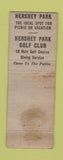 Matchbook Cover - Hershey Inn PA WEAR