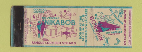 Matchbook Cover - Nikabob  Restaurant Los Angeles CA WEAR