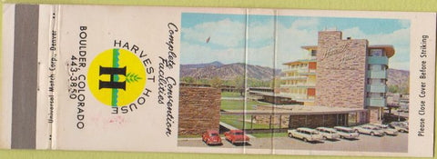 Matchbook Cover - Harvest House Hotel Boulder CO WEAR