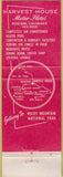 Matchbook Cover - Harvest House Hotel Boulder CO WEAR