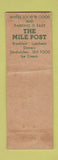 Matchbook Cover - The Mile Post Newport RI Federal WORN Full Length