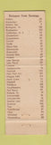 Matchbook Cover - Quinn's Colonial Tavern Saratoga Springs NY