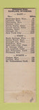 Matchbook Cover - Willow Inn Chinese Rawlins WY