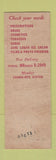 Matchbook Cover - Westbrook Park Drug Clifton Heights PA