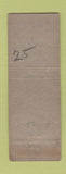 Matchbook Cover - Fort Winfield Scott CA Harbor Defense San Francisco