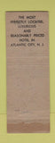 Matchbook Cover - Hotel Holmhurst Atlantic City NJ