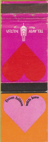 Matchbook Cover - Tel Aviv Hilton Hotel