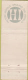 Matchbook Cover - Tel Aviv Hilton Hotel