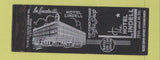 Matchbook Cover - Hotel Lindell Lincoln NE BLACK SILVER