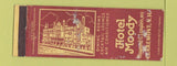 Matchbook Cover - Hotel Moody Claremont NH WORN