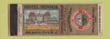 Matchbook Cover - Hotel Dennis Atlantic City NJ WEAR