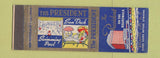 Matchbook Cover - The President Atlantic City NJ #2 BLUE GOLD