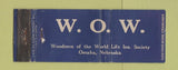 Matchbook Cover - Woodmen of the World Insurance Omaha NE WEAR Full Length