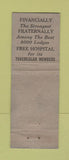 Matchbook Cover - Woodmen of the World Insurance Omaha NE WEAR Full Length