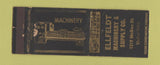 Matchbook Cover - Ellfeldt Machinery Supply