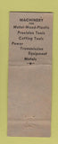 Matchbook Cover - Ellfeldt Machinery Supply