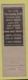 Matchbook Cover - Torrington Grill CT UNIVERSAL LONG WEAR