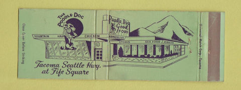 Matchbook Cover - The Poodle Dog Seattle WA