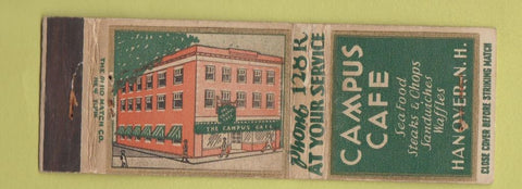 Matchbook Cover - Campus Cafe Hanover NH WEAR