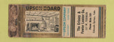 Matchbook Cover - Upson Board Lockport NY Colorado Springs WORN