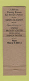 Matchbook Cover - Charlie's Cafe Exceptionale Minneapolis MN