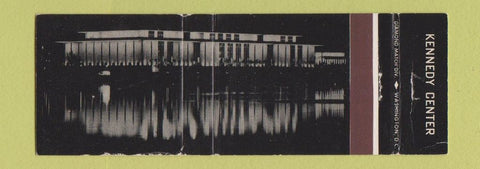 Matchbook Cover - Kennedy Center Washington DC WEAR Full Length