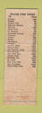 Matchbook Cover - AG Motor Lodge Denver Colorado Colfax