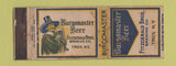 Matchbook Cover - Burgomaster Beer Troy NY WORN
