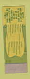 Matchbook Cover - Firestone Tires Morris MN low phone # SAMPLE