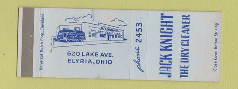 Matchbook Cover - Jack Knight Dry Cleaner Elyria OH