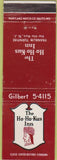 Matchbook Cover - Ho Ho Kus Inn NJ