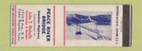 Matchbook Cover - Peace River Bridge Cedar Rapids IA