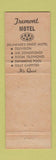Matchbook Cover - Tremont Motel New Castle DE