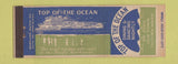 Matchbook Cover - Top of the Ocean Tacoma WA