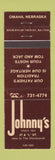Matchbook Cover - Johnny's Omaha NE